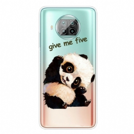 Telefoonhoesje voor Xiaomi Mi 10T Lite / Redmi Note 9 Pro 5G Panda Geef Me Vijf
