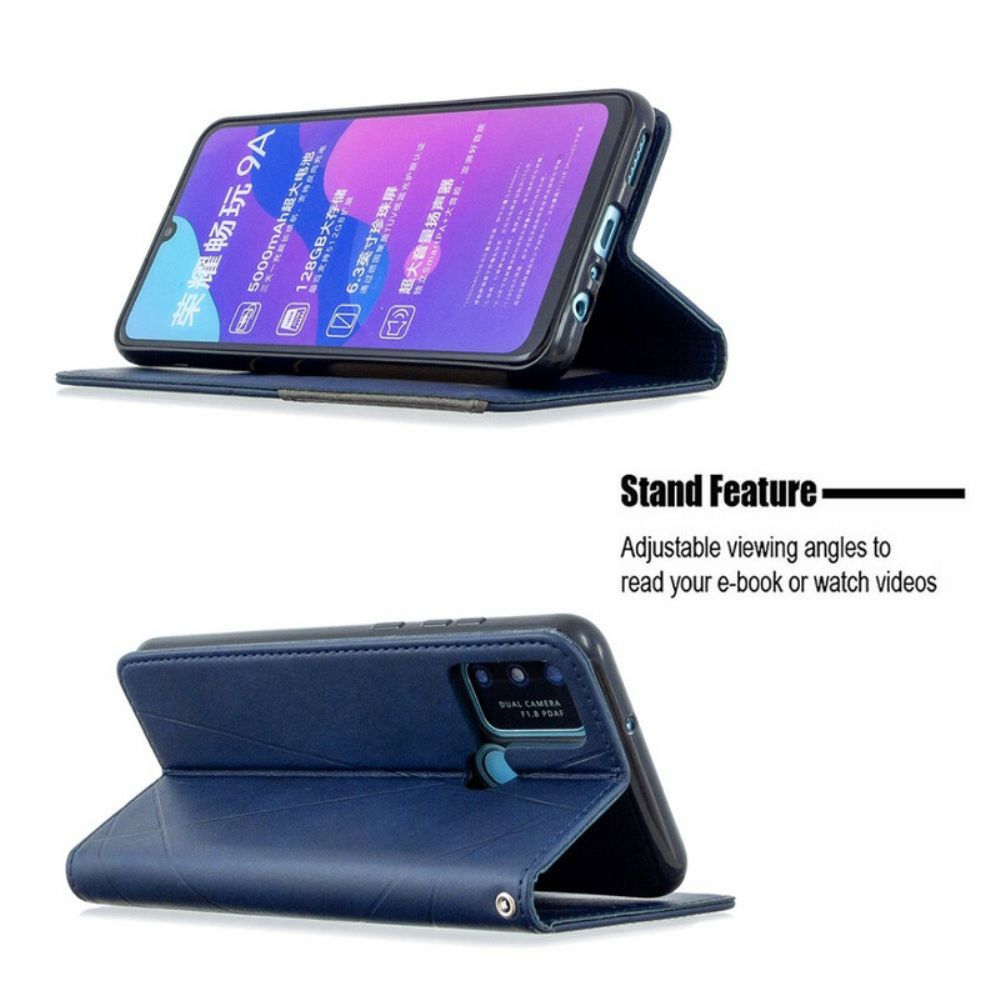Bescherming Hoesje voor Honor 9A Folio-hoesje Artiestenstijl