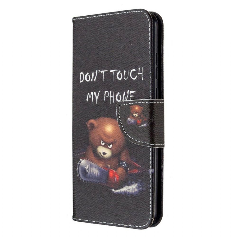 Folio-hoesje voor Honor 9A Gevaarlijke Beer