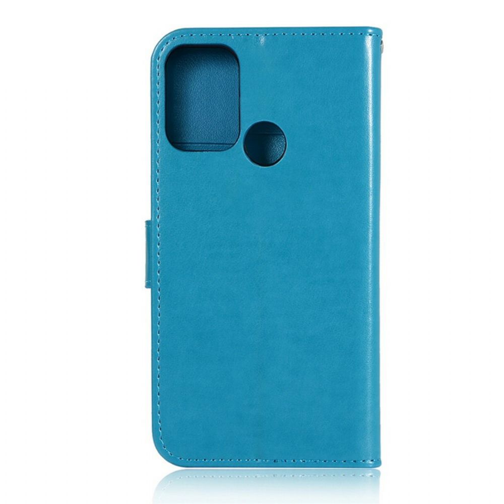 Leren Hoesje voor Honor 9A Lederen Effect Dromenvanger Uil