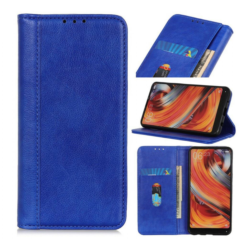 Bescherming Hoesje voor Xiaomi Redmi 9C Folio-hoesje Charm Split Lychee Leer