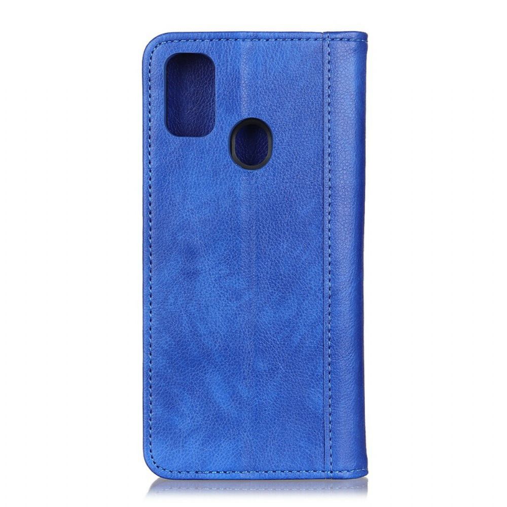 Bescherming Hoesje voor Xiaomi Redmi 9C Folio-hoesje Charm Split Lychee Leer