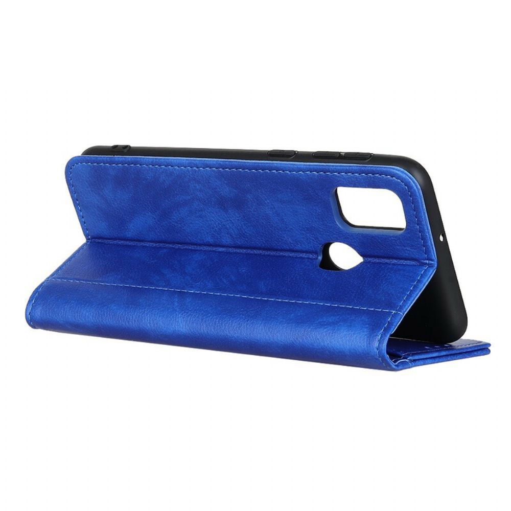 Bescherming Hoesje voor Xiaomi Redmi 9C Folio-hoesje Charm Split Lychee Leer