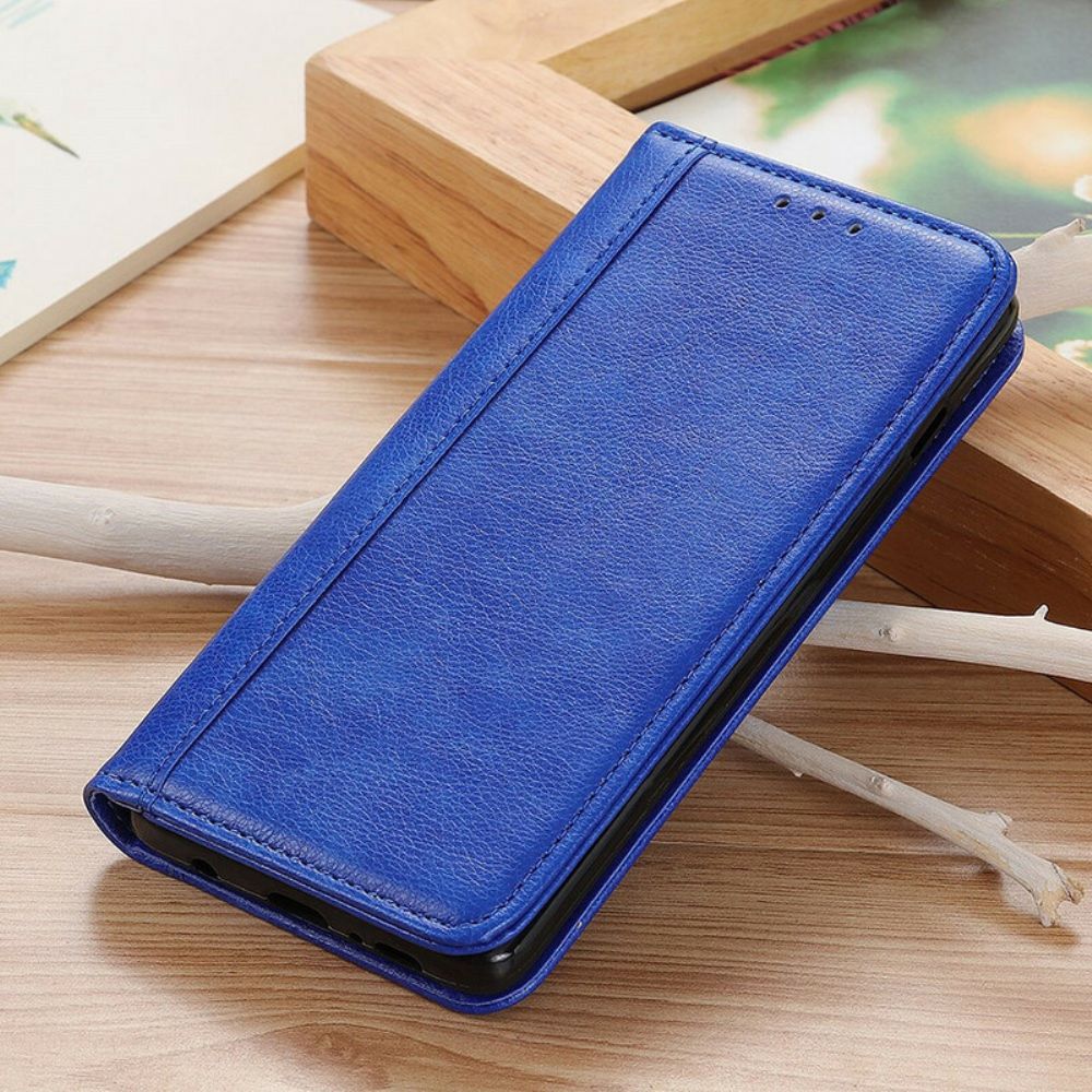 Bescherming Hoesje voor Xiaomi Redmi 9C Folio-hoesje Charm Split Lychee Leer