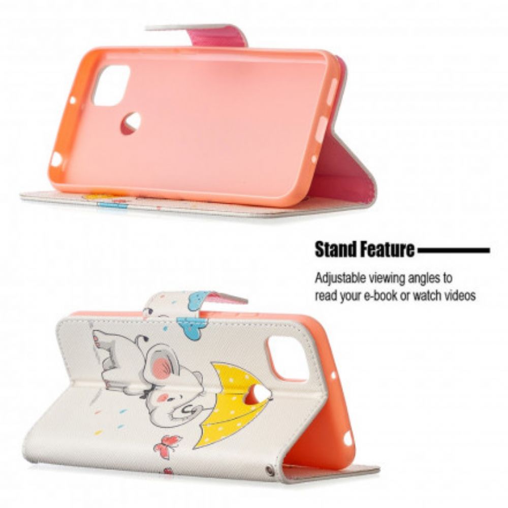 Flip Case voor Xiaomi Redmi 9C Babyolifant