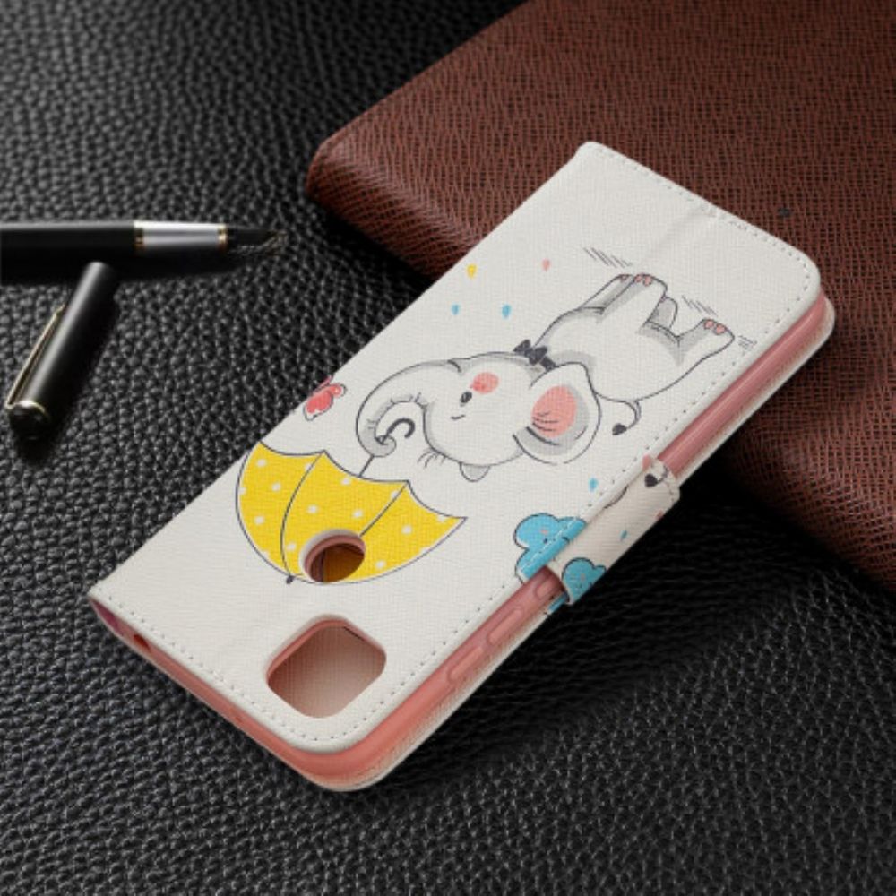 Flip Case voor Xiaomi Redmi 9C Babyolifant
