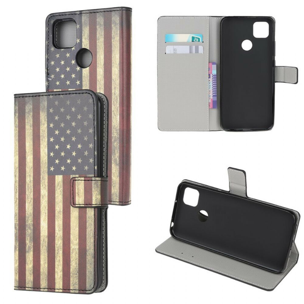 Folio-hoesje voor Xiaomi Redmi 9C Amerikaanse Vlag