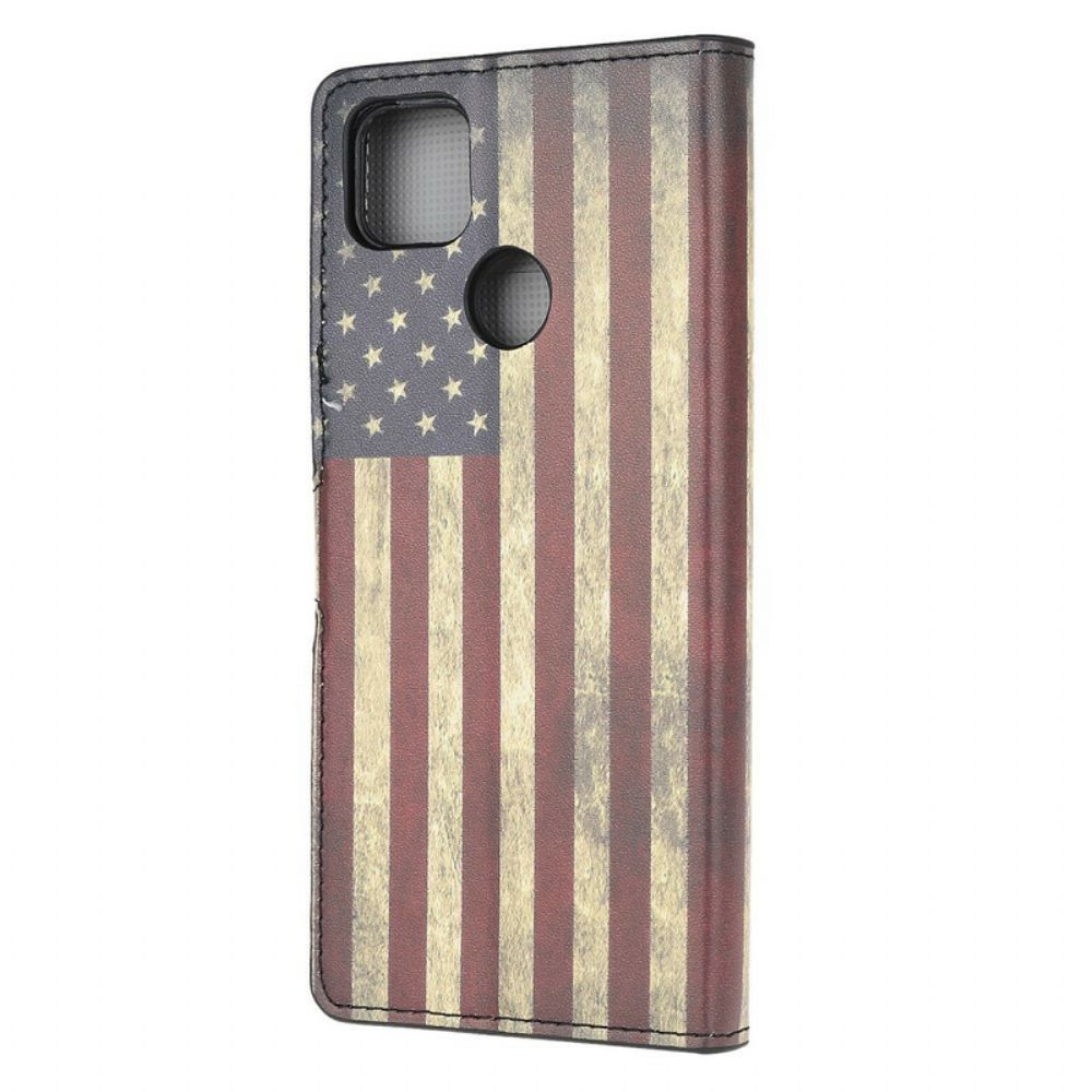 Folio-hoesje voor Xiaomi Redmi 9C Amerikaanse Vlag