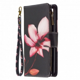 Folio-hoesje voor Xiaomi Redmi 9C Bloemzak Met Rits