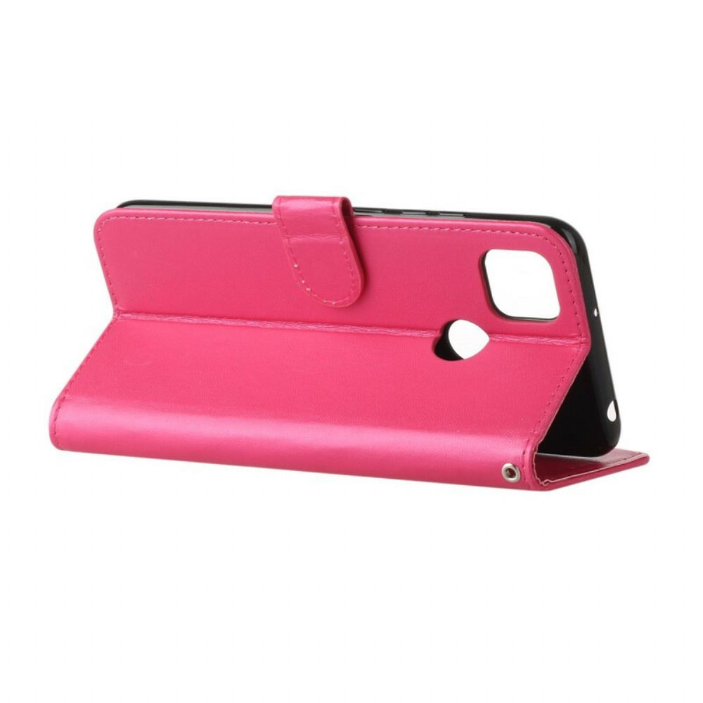 Folio-hoesje voor Xiaomi Redmi 9C Effen Kleurenreeks