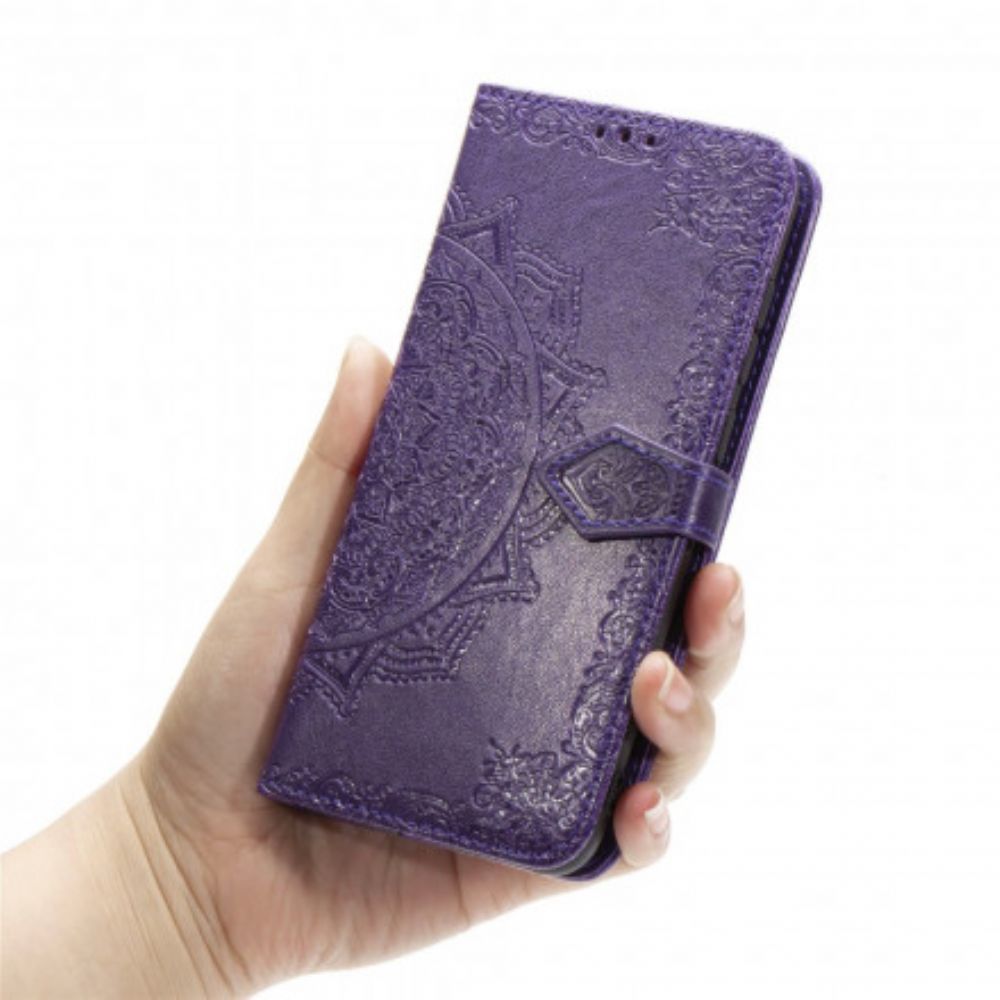 Folio-hoesje voor Xiaomi Redmi 9C Mandala Van Middelbare Leeftijd