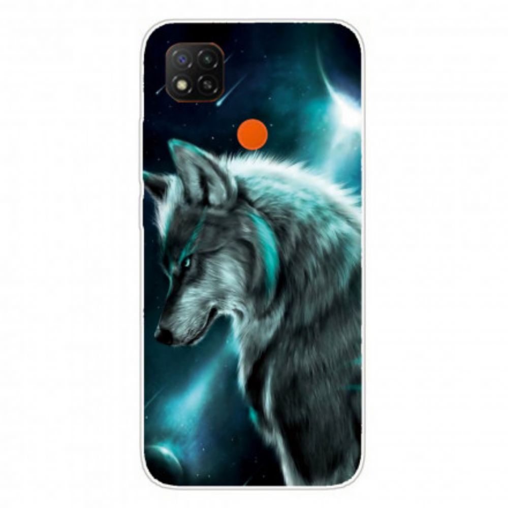 Hoesje voor Xiaomi Redmi 9C Koninklijke Wolf