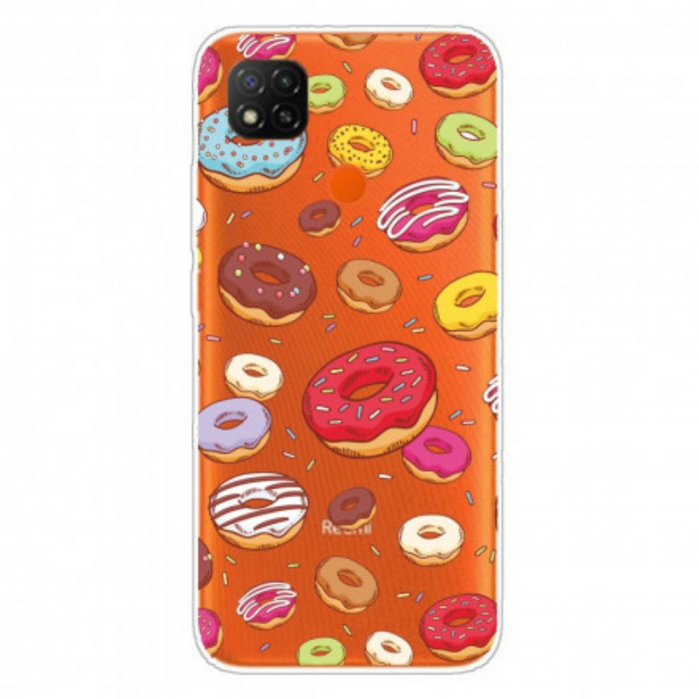 Hoesje voor Xiaomi Redmi 9C Liefde Donuts