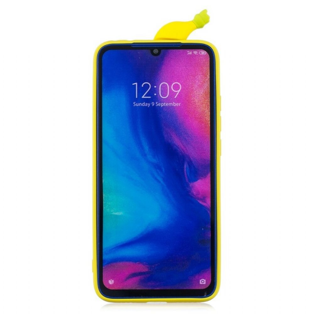 Hoesje voor Xiaomi Redmi Note 7 3d Banaan
