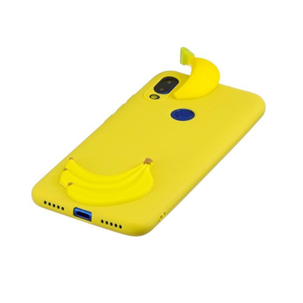 Hoesje voor Xiaomi Redmi Note 7 3d Banaan