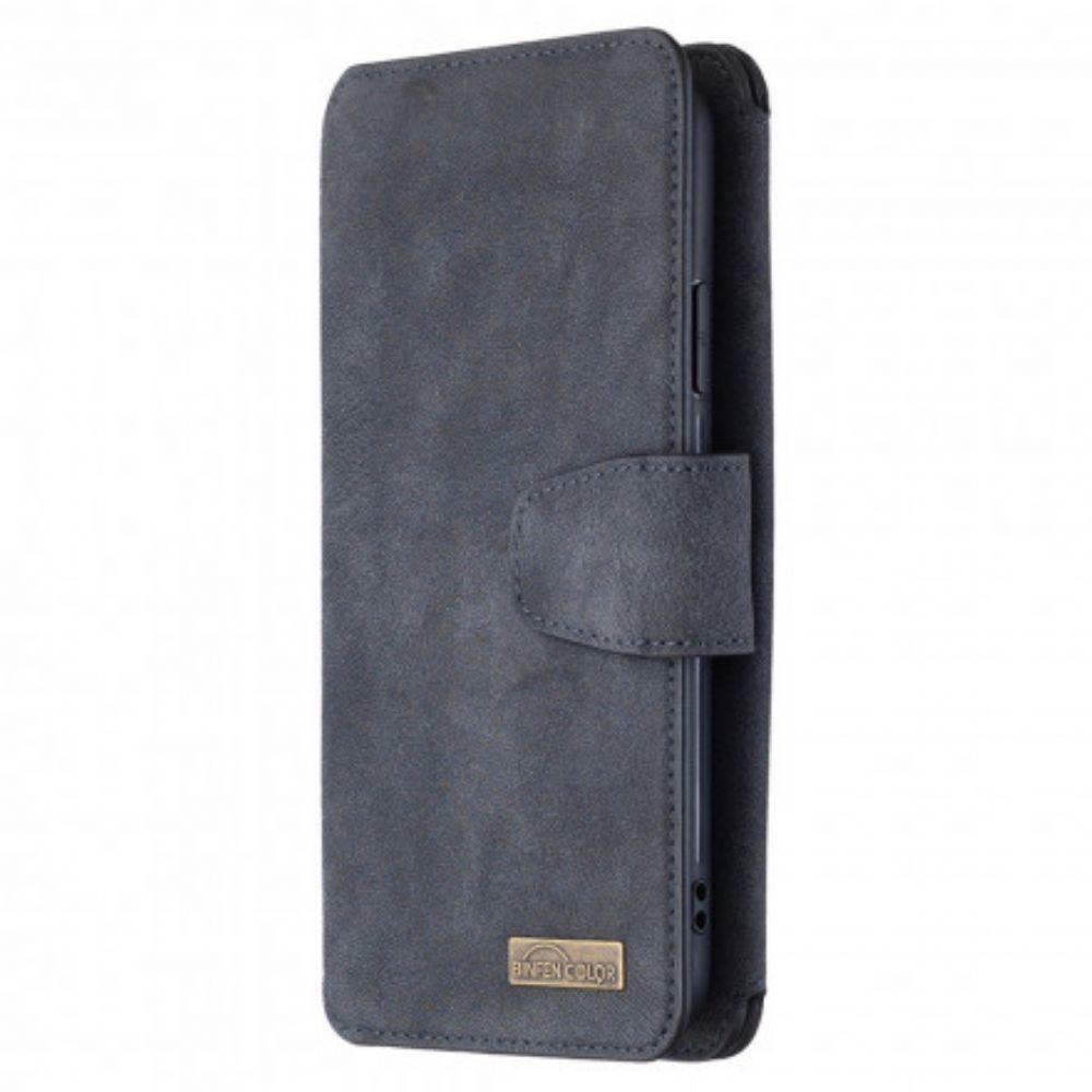 Hoesje Leren Hoesje voor iPhone 11 Pro Max Binfen Kleur Afneembaar