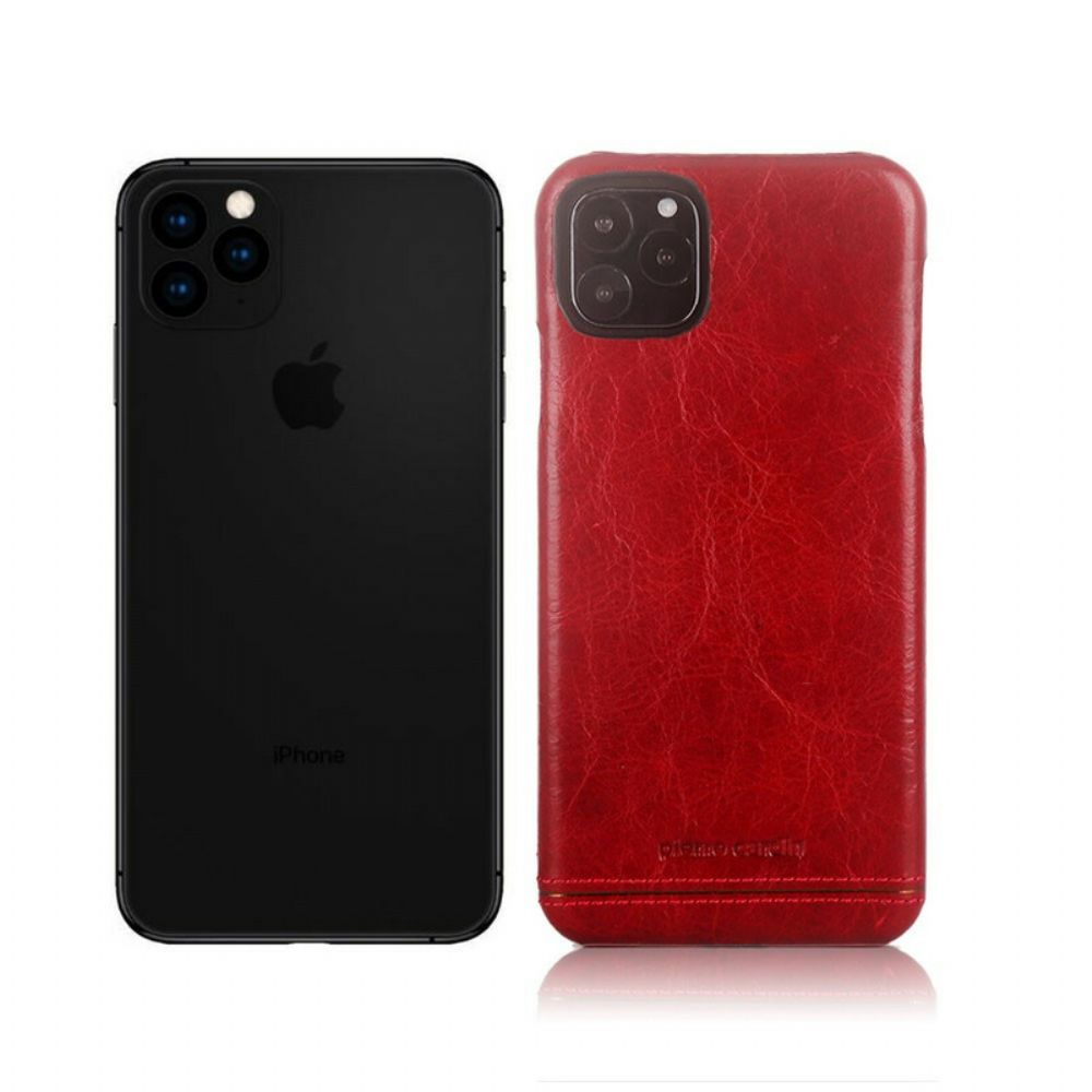 Hoesje voor iPhone 11 Pro Max Echt Leer Pierre Cardin