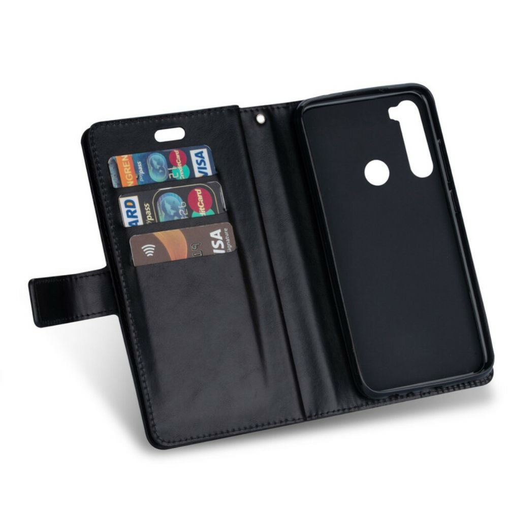 Flip Case voor Xiaomi Redmi Note 8 Portemonnee Met Koord