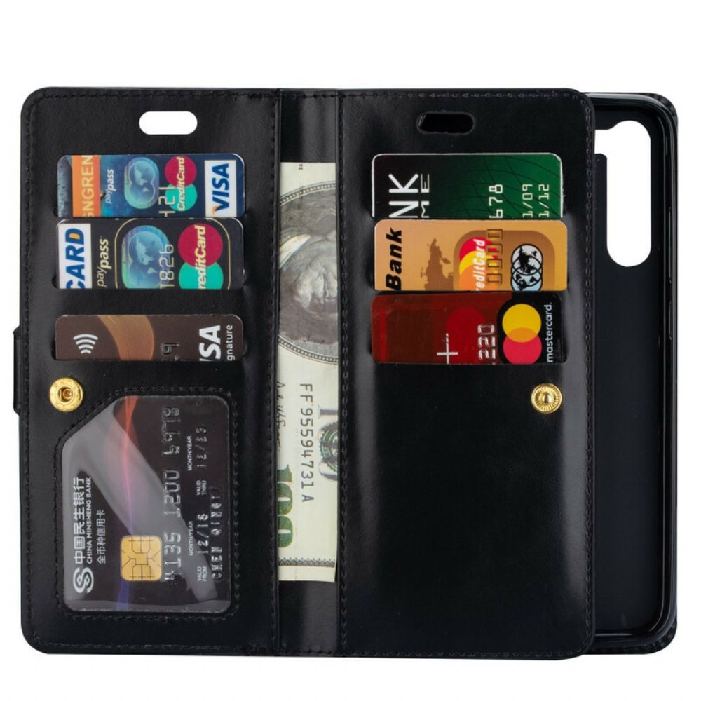 Flip Case voor Xiaomi Redmi Note 8 Portemonnee Met Koord