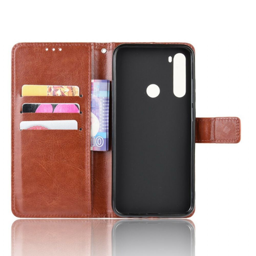 Folio-hoesje voor Xiaomi Redmi Note 8 Flitsachtig Kunstleer