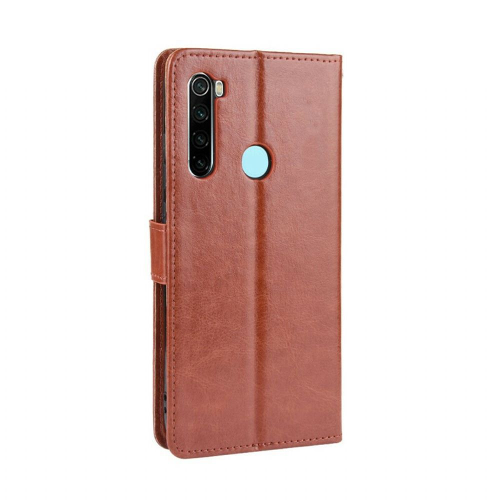 Folio-hoesje voor Xiaomi Redmi Note 8 Flitsachtig Kunstleer