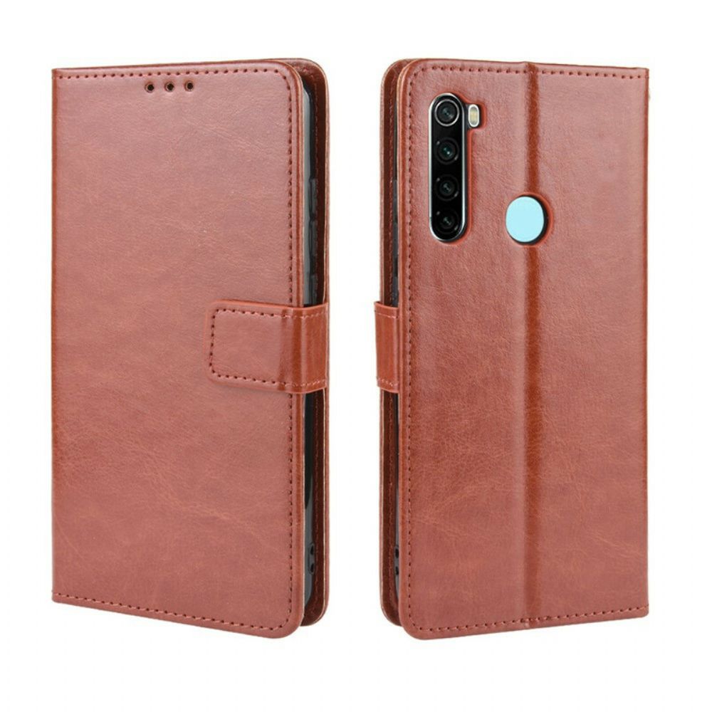 Folio-hoesje voor Xiaomi Redmi Note 8 Flitsachtig Kunstleer