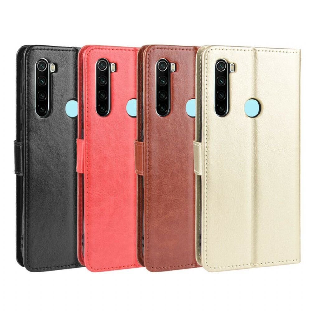 Folio-hoesje voor Xiaomi Redmi Note 8 Flitsachtig Kunstleer
