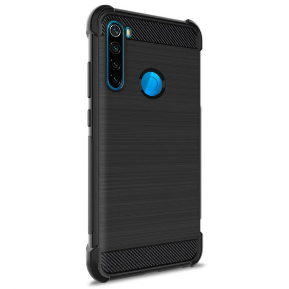 Hoesje voor Xiaomi Redmi Note 8 Imak Geborstelde Koolstofvezel