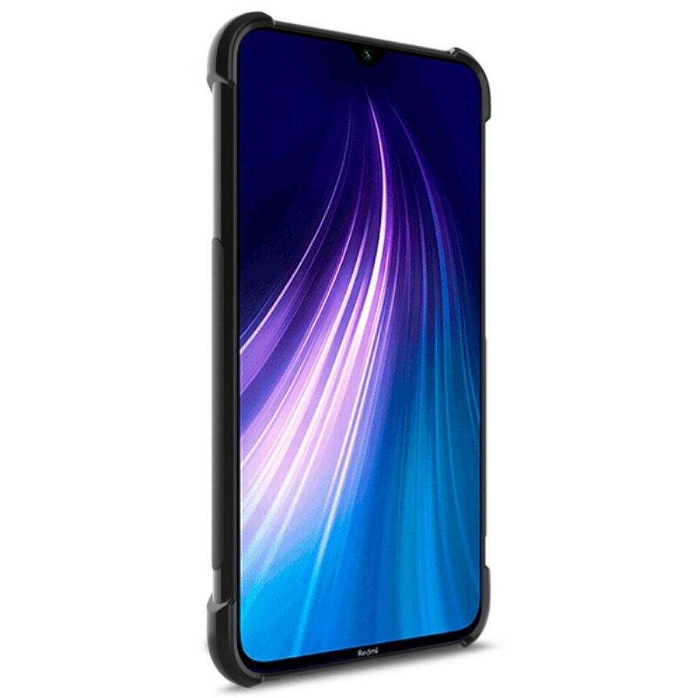 Hoesje voor Xiaomi Redmi Note 8 Imak Geborstelde Koolstofvezel