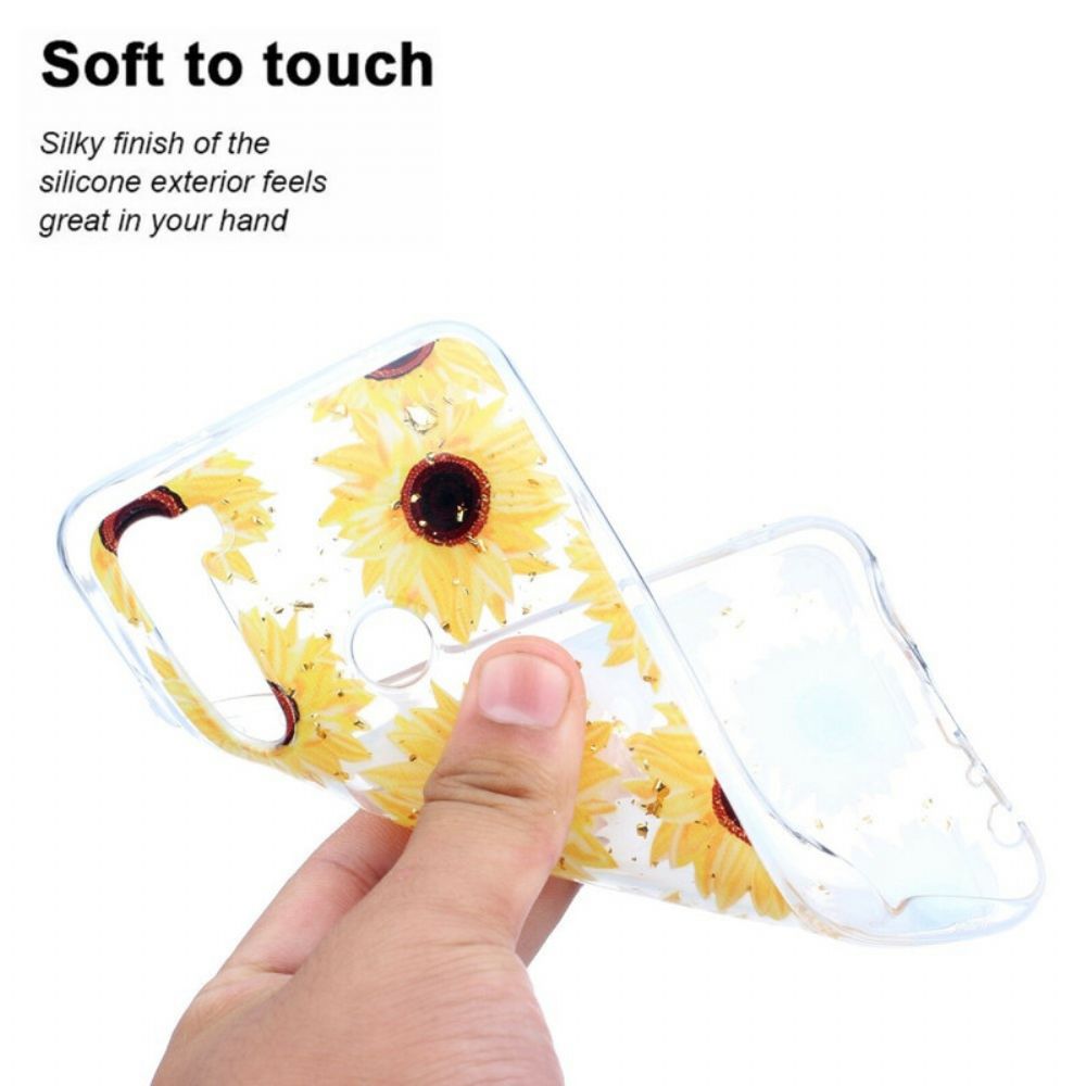 Hoesje voor Xiaomi Redmi Note 8 Meerdere Zonnebloemen