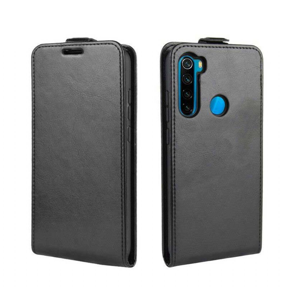 Leren Hoesje voor Xiaomi Redmi Note 8 Folio-hoesje Opvouwbaar Leereffect