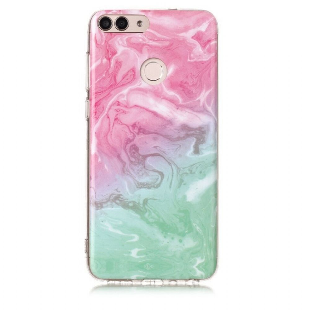 Hoesje voor Huawei P Smart Marmer