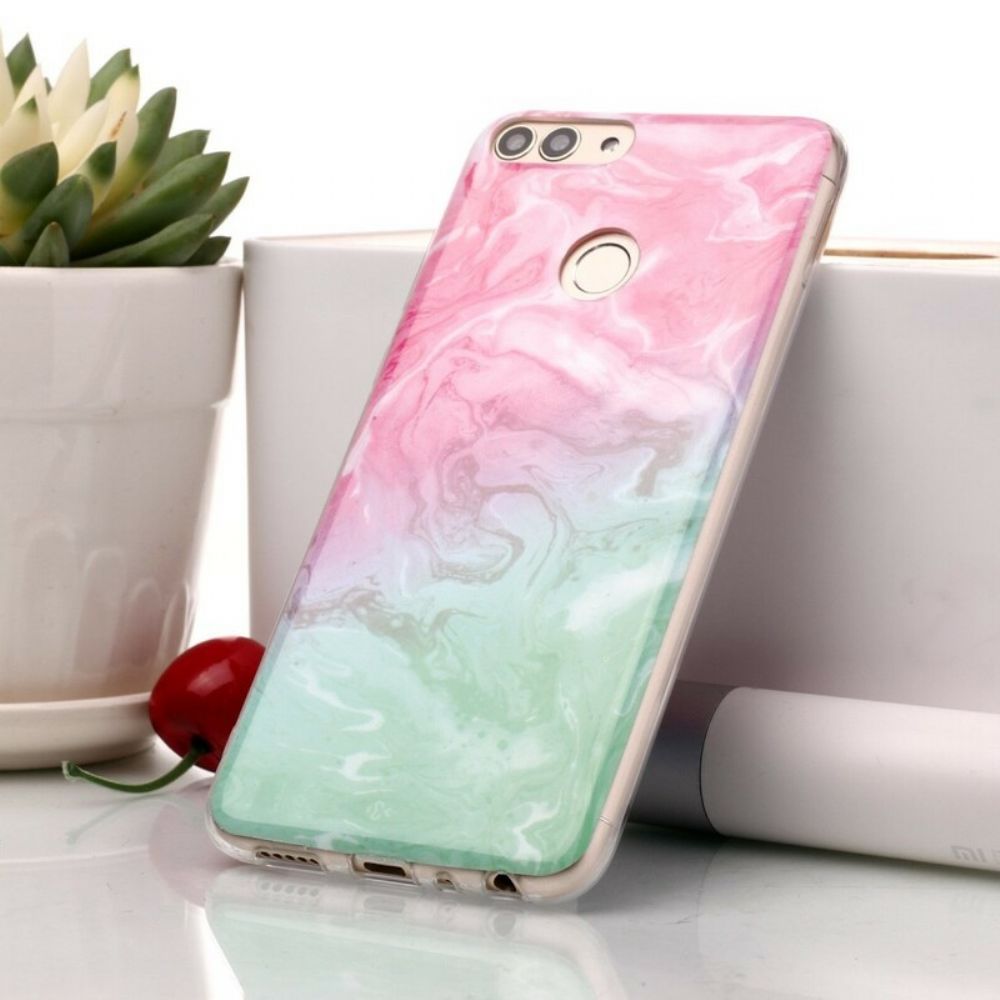 Hoesje voor Huawei P Smart Marmer
