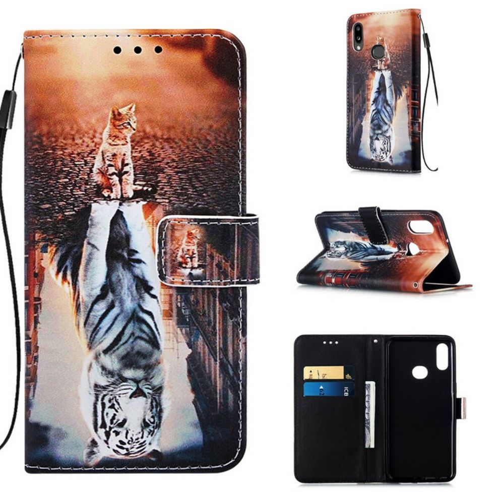 Folio-hoesje voor Samsung Galaxy A10s Ernest En Reflection