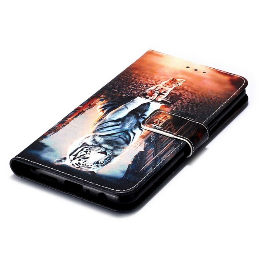 Folio-hoesje voor Samsung Galaxy A10s Ernest En Reflection