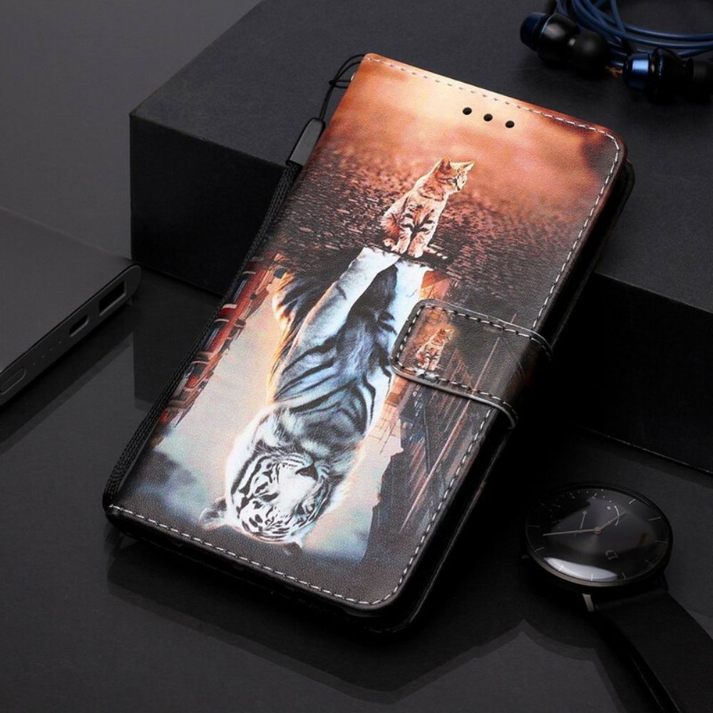 Folio-hoesje voor Samsung Galaxy A10s Ernest En Reflection