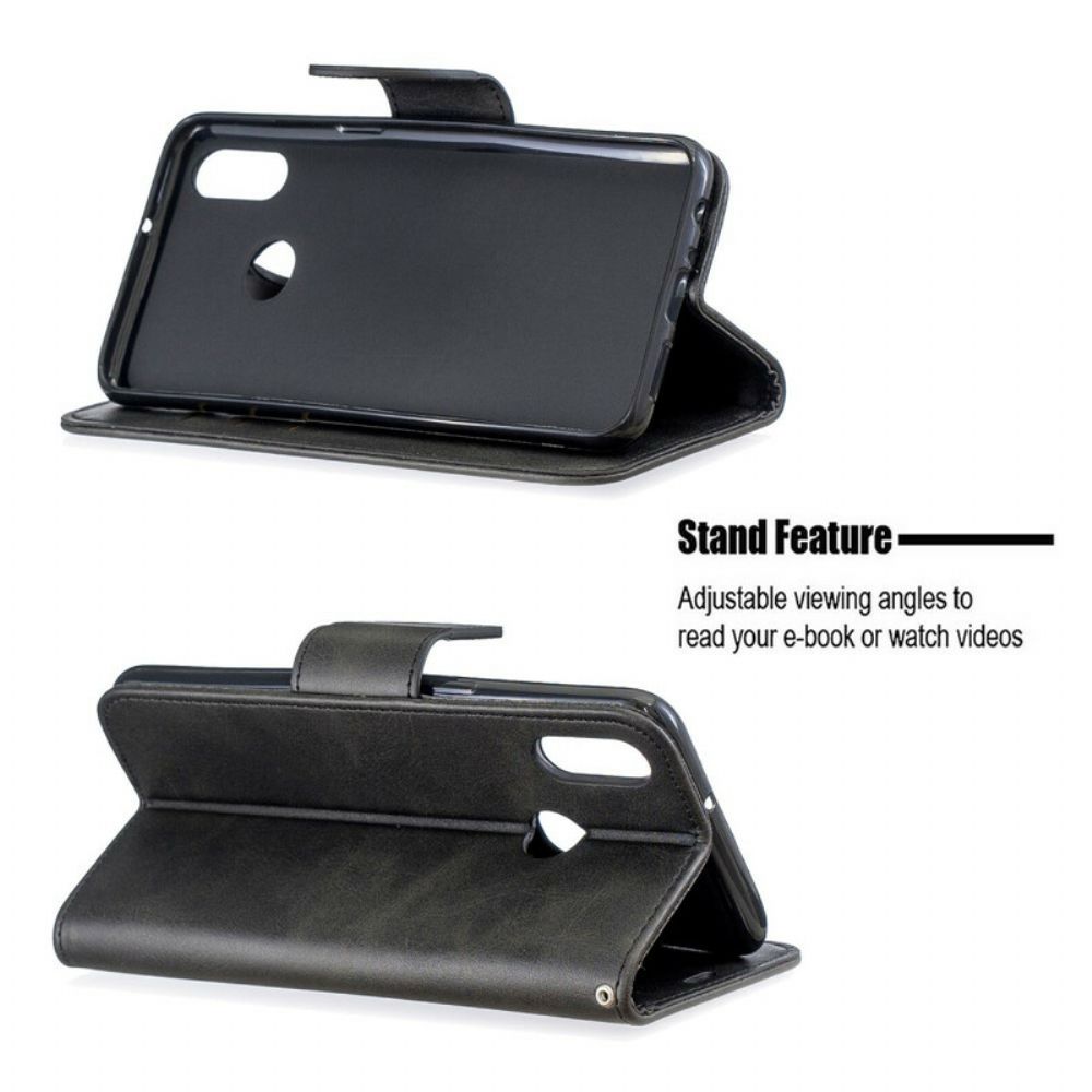 Folio-hoesje voor Samsung Galaxy A10s Flip Case Gladde Schuine Klep