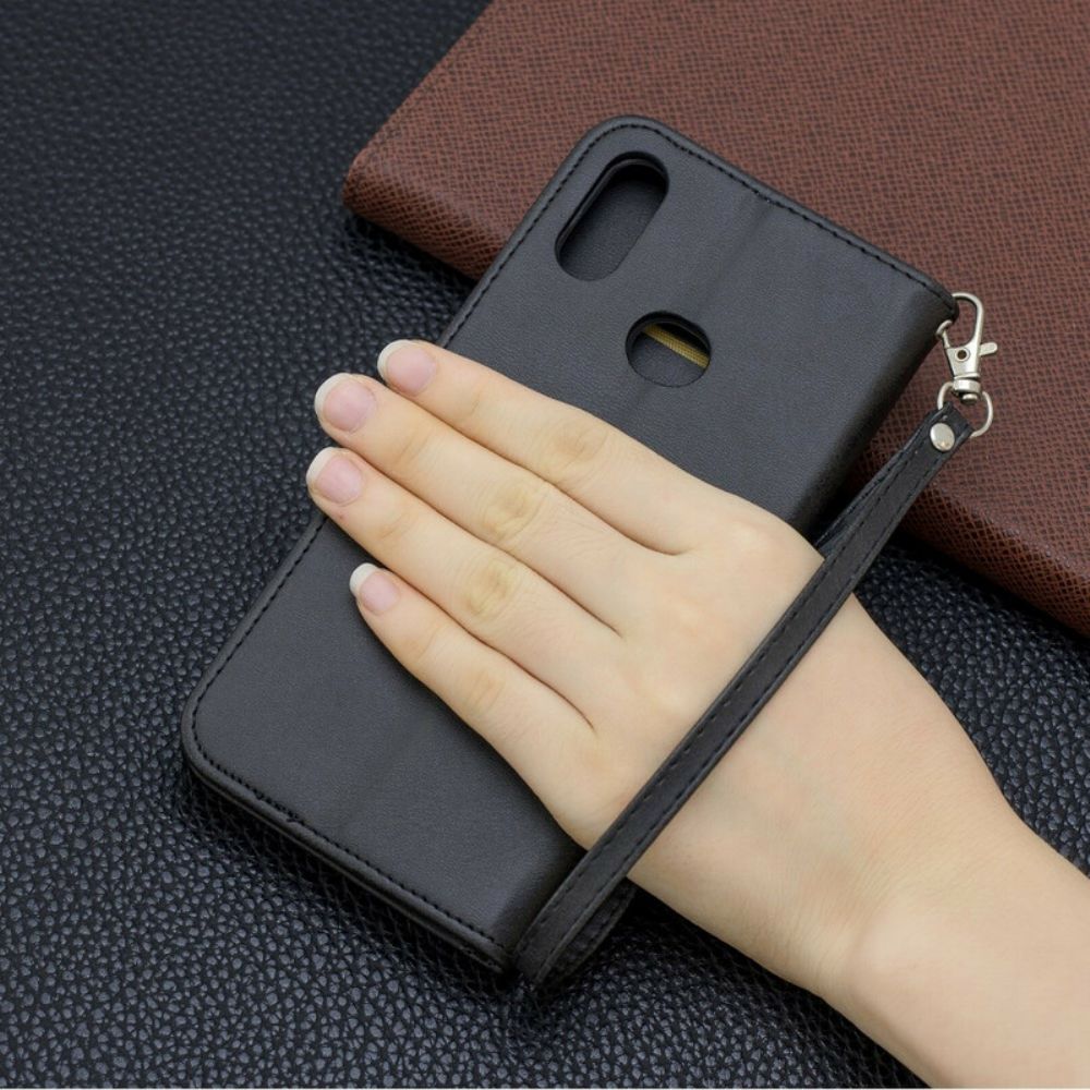 Folio-hoesje voor Samsung Galaxy A10s Flip Case Gladde Schuine Klep