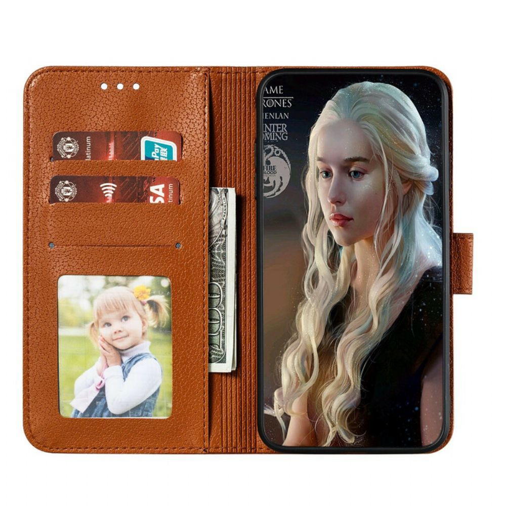 Folio-hoesje voor Samsung Galaxy A10s Kunstleer Leef Je Droom