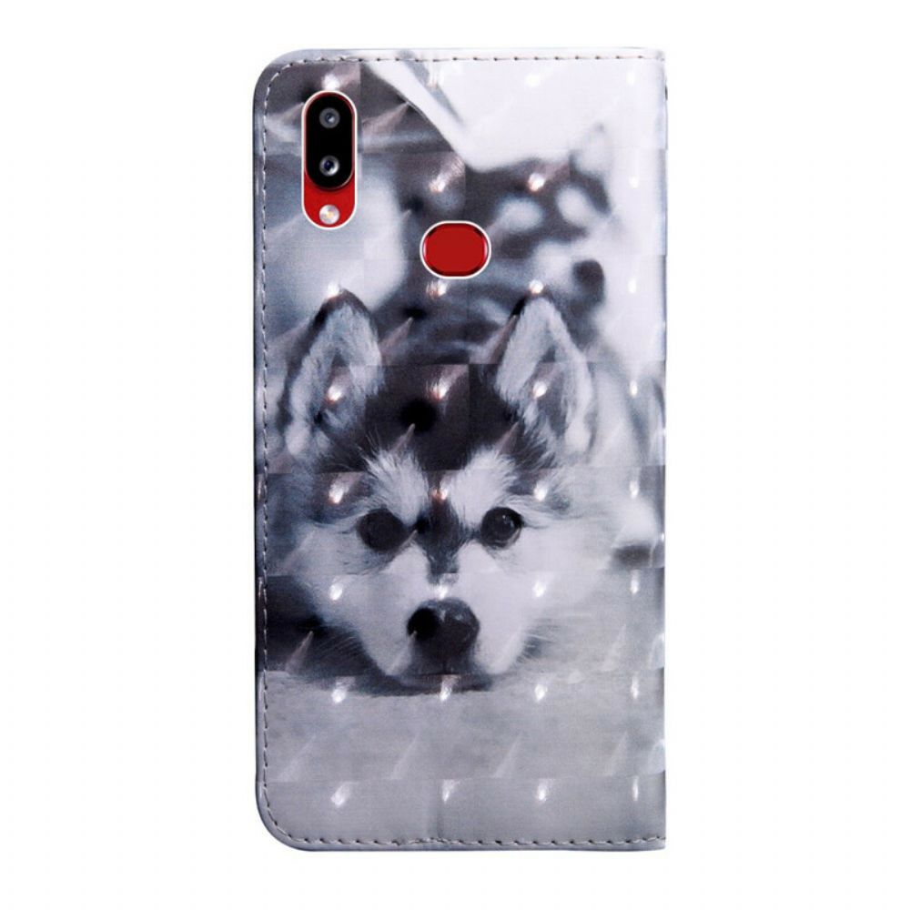 Folio-hoesje voor Samsung Galaxy A10s Lichtvlek Gustave De Hond