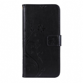 Folio-hoesje voor Samsung Galaxy A10s Vlinders En Bloemen