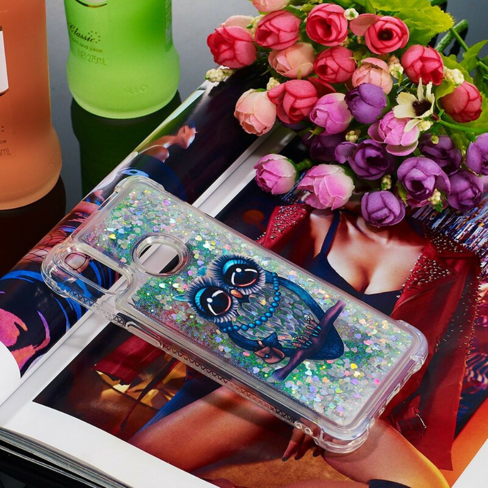 Hoesje voor Samsung Galaxy A10s Miss Glitteruil