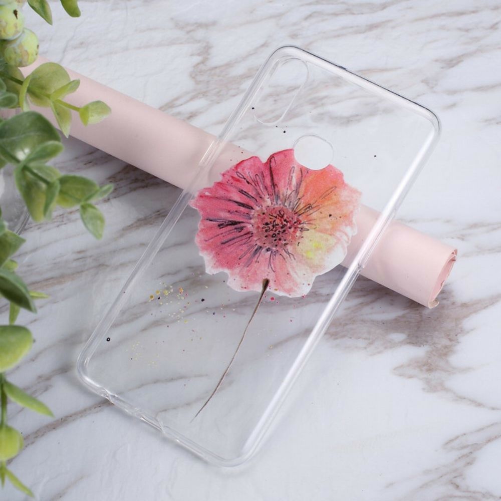 Hoesje voor Samsung Galaxy A10s Naadloos Aquarel Bloemenpatroon