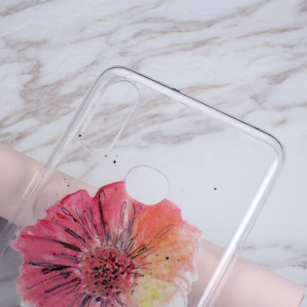 Hoesje voor Samsung Galaxy A10s Naadloos Aquarel Bloemenpatroon