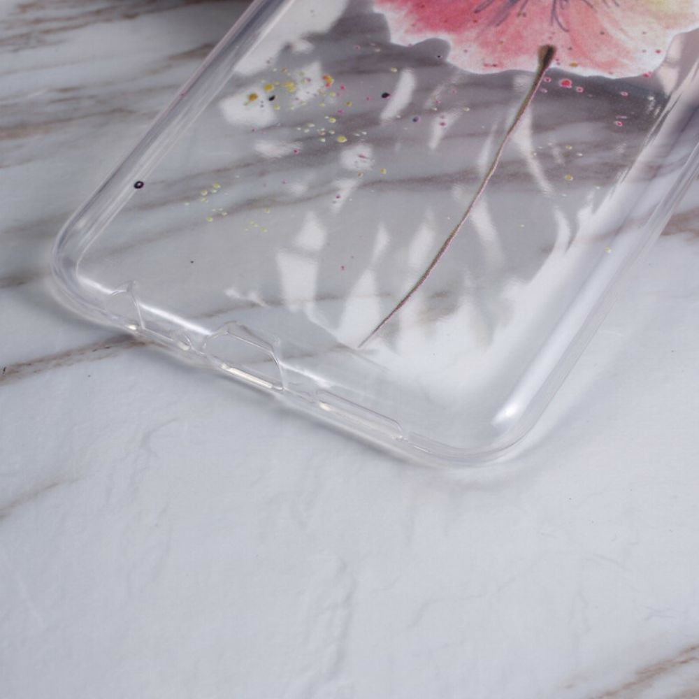 Hoesje voor Samsung Galaxy A10s Naadloos Aquarel Bloemenpatroon
