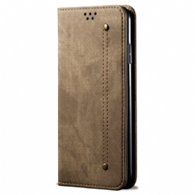 Folio-hoesje Realme C63 Denimstof