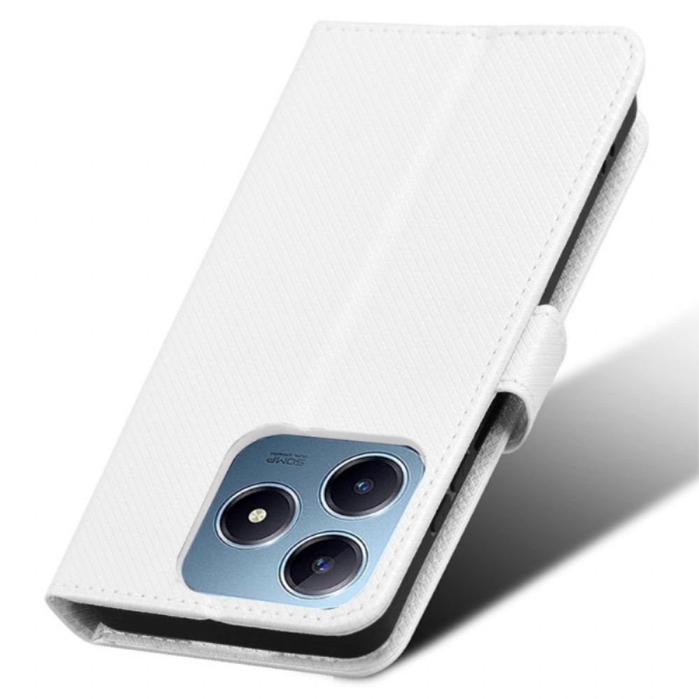 Folio-hoesje Realme C63 Telefoonhoesje Bevestigingspunten Voor De Riem