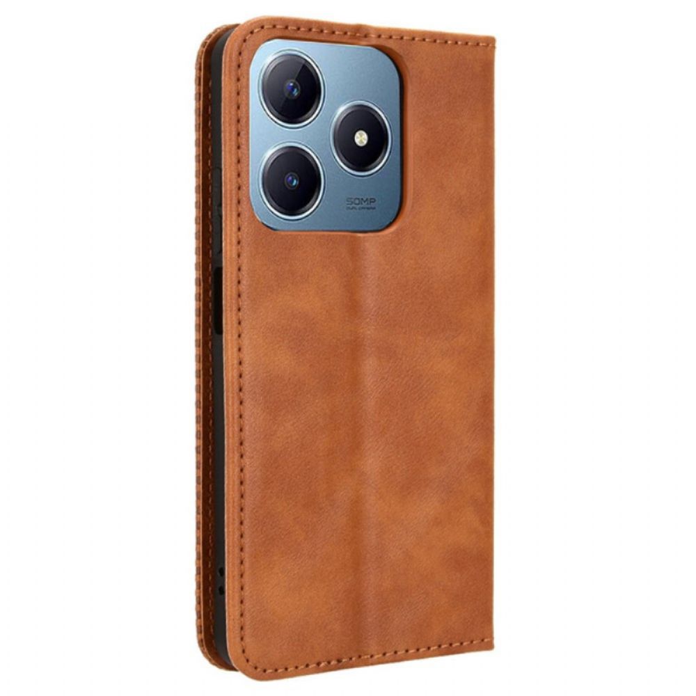 Folio-hoesje Realme C63 Vintage Fries Bescherming Hoesje