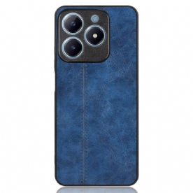 Hoesje Realme C63 Gestikt Leereffect