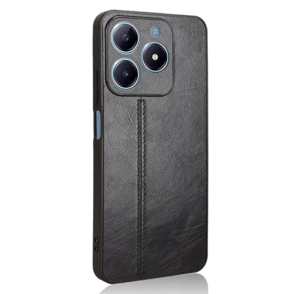 Hoesje Realme C63 Gestikt Leereffect
